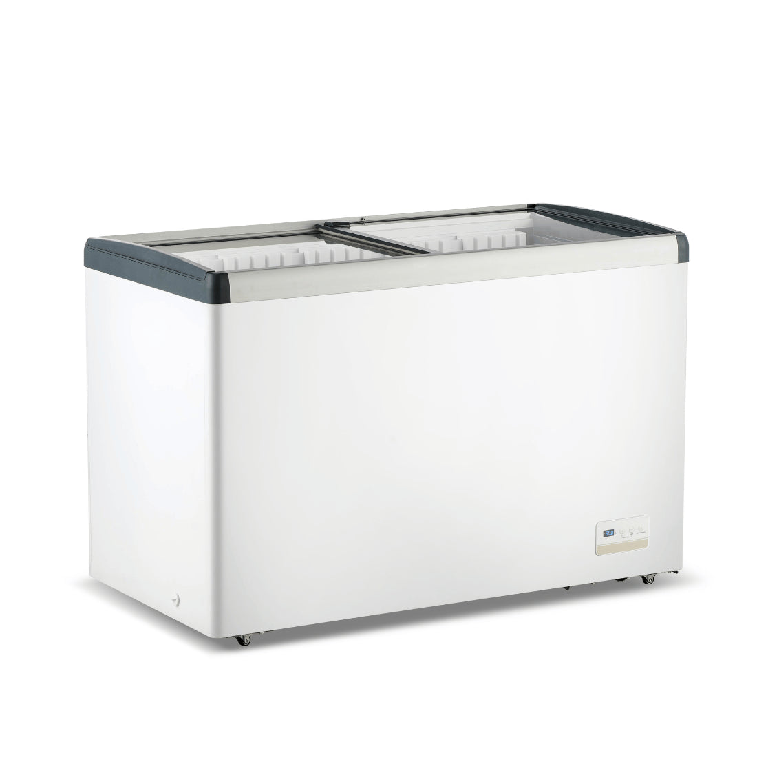 Thermaster 396L Chest Freezer with Flat Glass Sliding Lids - WD396G - JDS Hospitality Equipment