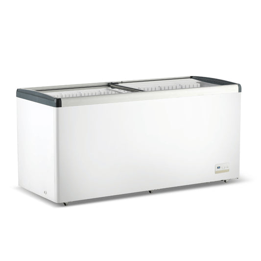 Thermaster 586L Chest Freezer with Flat Glass Sliding Lids - WD586G - JDS Hospitality Equipment