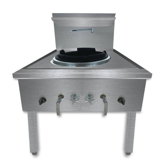 WW-1L Stainless Steel Waterless LPG Gas Single Wok - JDS Hospitality Equipment 