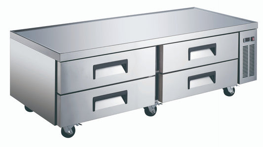 FED-X Chef Base Refrigeratied Drawer Bench 450L - XCB-72 - JDS Hospitality Equipment 