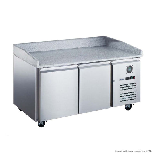 FED-X Two Door Standard Saladette On Castors - XPZ2600TN - JDS Hospitality Equipment 
