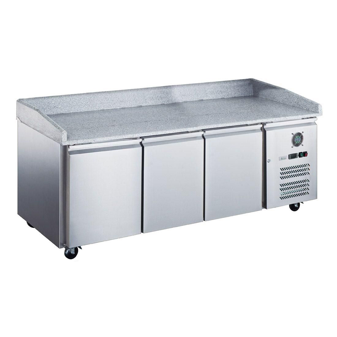FED-X Three Door Standard Saladette On Castors XPZ3600TN - JDS Hospitality Equipment 