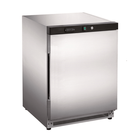 Thermaster Stainless Steel Upright Static Fridge XR200SS - JDS Hospitality Equipment 