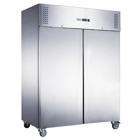 FED-X S/S Double Door Upright Freezer - XURF1200SFV - JDS Hospitality Equipment 