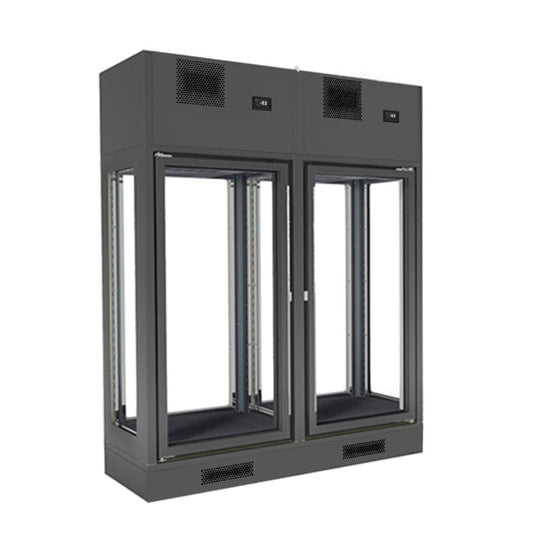 Fagor Dual Zone 2 Doors Black Wall-Mounted Wine Cellar FWC-2602-2WB - JDS Hospitality Equipment 