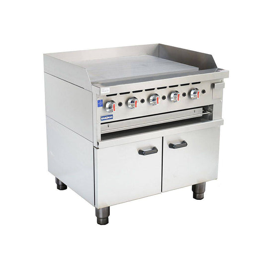 GGS-36 Gas Griddle and Gas Toaster with Cabinet - JDS Hospitality Equipment 
