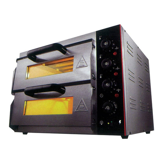 Electric Pizza Oven Double Deck - TEP-2SKW - JDS Hospitality Equipment 