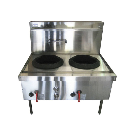 Superwok Double Hole Asian Style Stockpot WTL-2/17 - JDS Hospitality Equipment 